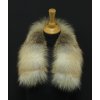 Kožešinový lem na kapuci z goldplatinové lišky - 7078