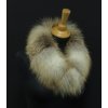 Kožešinový lem na kapuci z goldplatinové lišky - 7078