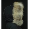 Kožešinový lem na kapuci z goldplatinové lišky - 7080