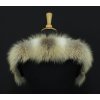 Kožešinový lem na kapuci z goldplatinové lišky - 7080