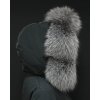 Kožešina na kapuci ze stříbrné lišky 7081 - Silver FOX