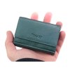 Malinká dámská kožená peněženka Segali SG1756 MINI perleťově tmavě zelená