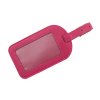Kožená visačka na zavazadlo Segali - Hot Pink