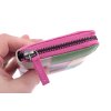Dámská kožená peněženka/penál Lagen 9000/D Fuchsia Multi růžová