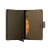 WEB Medium Matte Satin Miniwallet Bronze Cedar Semi