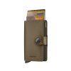 WEB Medium Matte Satin Miniwallet Bronze Cedar Cards