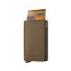 WEB Medium Matte Satin Slimwallet Bronze Cedar Cards