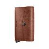 WEB Medium Vintage Envelope Cognac Brown Front