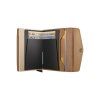 WEB Medium Pebble Envelope Cappuccino Cashmere Open