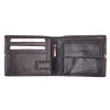 Kožená peněženka SECRID Bandwallet Matte Black-Black černá