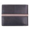 Kožená peněženka SECRID Bandwallet Matte Black-Black černá