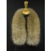 Kožušinový lem na kapucni z fínskeho mývala 3034 NATUR