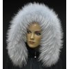 Kožešinový lem na kapuci z finského mývalovce - 1066 SILVER