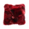 Kožešinový polštář z finského mývalovce - Red