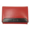 Dámská kožená peněženka Segali SG100B červená s černou