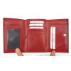 Dámská kožená peněženka Segali SG100B červená s černou