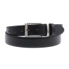 Pánský kožený opasek do obleku Špongr 3533 černý