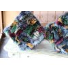 Kožešinový polštář z finského mývalovce - Multicolor