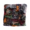 Kožešinový polštář z finského mývalovce - Multicolor