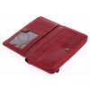 Dámska kožená peňaženka s organizérom Cosset 4401 Komodo bordová