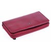 Dámská kožená peněženka s organizérem Cosset 4401 Komodo bordová