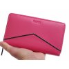 Dámská kožená peněženka na zip Segali 7079 HOT PINK růžová