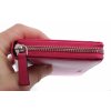 Dámská kožená peněženka na zip Segali 7079 HOT PINK růžová