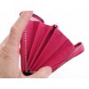 Dámský kožený penál Segali 7079 hot pink růžový