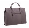 Dámská kožená aktovka Hexagona 462698 šedohnědá