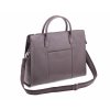 Dámská kožená aktovka Hexagona 462698 šedohnědá