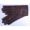 Dámské kožené rukavice 4162 tmavě hnědé (Velikost 8")