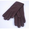 Dámské kožené rukavice 4162 tmavě hnědé - česká výroba