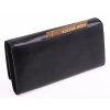 Dámská kožená peněženka na délku Cosset 4493 Komodo černá