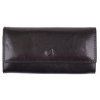Dámská kožená peněženka na délku Cosset 4493 Komodo černá