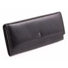 Dámská kožená peněženka na délku Cosset 4493 Komodo černá