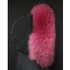 Kožešinový lem na kapuci z finského mývalovce 2081 FUCHSIE