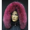 Kožešinový lem na kapuci z finského mývalovce 2081 FUCHSIE