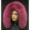 Kožešinový lem na kapuci z finského mývalovce 2079 FUCHSIE