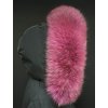 Kožešinový lem na kapuci z finského mývalovce 2079 FUCHSIE