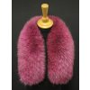 Kožešinový lem na kapuci z finského mývalovce 2079 FUCHSIE
