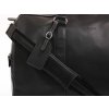 Černá cestovní taška Hexagona 462546 pravá kůže