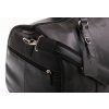 Černá cestovní taška Hexagona 462546 pravá kůže