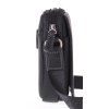 Malá pánska taštička cez rameno Hexagona 299363 čierna koža a nylon