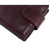 Malá pánská kožená peněženka Cosset 4411 Komodo hnědá
