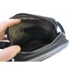 Pánská kožená crossbody taška Hexagona 854019 černá
