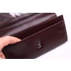 Klasická hnědá kožená peněženka Cosset 4493 Komodo