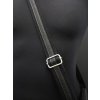 Pánská kožená taška přes rameno Hexagona 469565 černá