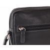 Pánská kožená taška přes rameno Hexagona 469565 černá