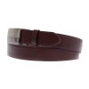 Pánsky spoločenský kožený opasok Špongr 3523 tmavo hnedý
