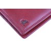 Kožené pouzdro na doklady Cosset 4410 vínově červená